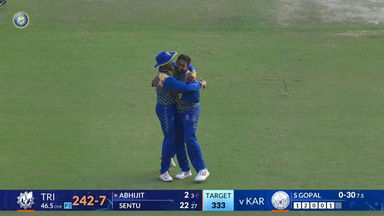 Vijay Hazare Trophy 2025-26, Karnataka vs Tripura: Shreyas Gopal's 3/33 seals Karnataka's victory