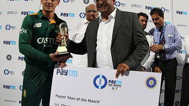 5TH ODI: IND vs SA  –   Man Of The Match – Quinton de Kock