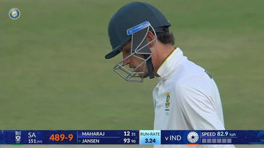 IND vs SA 2025, 2nd Test: Marco Jansen Wicket