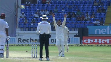 IND vs WI, 2018 - 1st Test: Fall of wickets, WI 2nd Innings