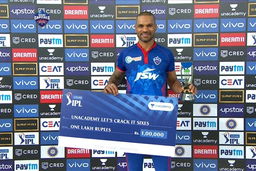M50: DC vs CSK  – Unacademy Lets Crack It Sixes of the Match – Shikhar Dhawan