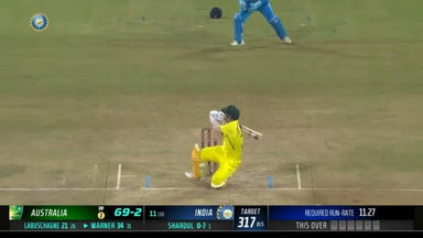 IND vs AUS 2023-24, 2ND ODI: David Warner Six