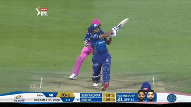 M20: MI vs RR – Rohit Sharma Six