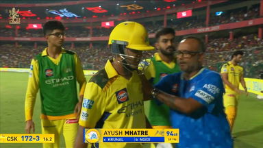 IPL 2025 M52: RCB vs CSK - Ayush Mhatre Wicket