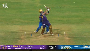IPL 2026 M02: MI vs KKR - Finn Allen Six