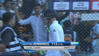 IND vs ENG 2016 - 4th Test, day 1 : Keaton Jennings Wicket