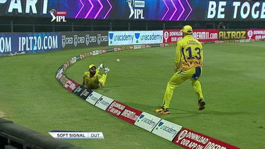 Jadeja catches, Faf completes