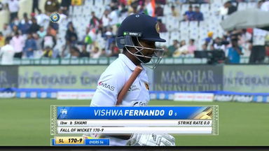 IND vs SL 2022, 1st Test, Day 3: Vishwa Fernando Wicket