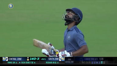 Prof D B Deodhar Trophy 2023-24: Yash Dubey's stroke-filled 77 against South Zone