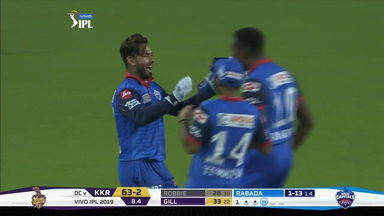 M26: KKR vs DC – Fall of Wickets