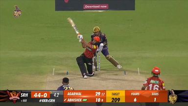 M03: KKR vs SRH – Abhishek Sharma Six