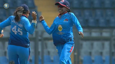 Senior Women's T20 Trophy 2024 QF1: Railways vs Mumbai: Nirmiti Rane spins a web with 3/15