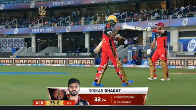 M39: RCB vs MI – K.S Bharat Wicket