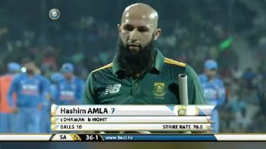 4TH ODI: IND vs SA – Hashim Amla Wicket
