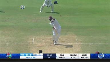 IND vs WI 2018, 2nd Test Day 2: Roston Chase Wicket