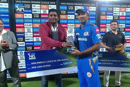 Q1: MI vs CSK – VIVO Perfect Catch of the Match – Jayant Yadav