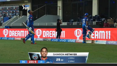M56: RCB vs DC – Shimron Hetmyer Wicket