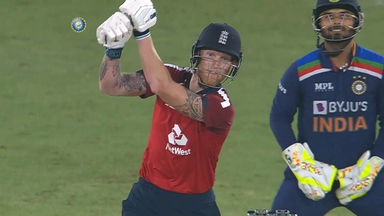 IND vs ENG 2021, 4th T20I : Ben Stokes Six