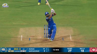 IPL 2026 M47: MI vs LSG - Naman Dhir Six