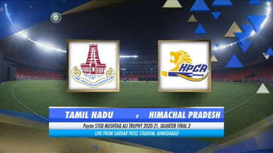 Syed Mushtaq Ali Trophy 2020-21, QF2 - Tamil Nadu vs Himachal: Match Highlights