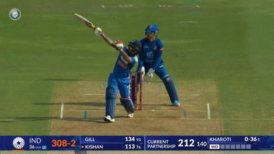 IND vs AFG 2026, 2nd ODI: Ishan Kishan Six