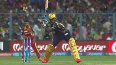 M5: KKR vs RCB – Andre Russell  Six