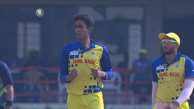 Sai Kishore's 3-wicket haul