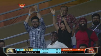 M21: SRH vs GT – Abhinav Manohar Six
