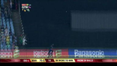 M2: DD vs KKR – Rajat Bhatia six