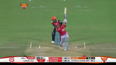 M48: SRH vs KXIP – Mayank Agarwal Six