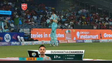 M42: PBKS vs LSG – Dushmantha Chameera Wicket