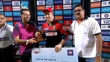 M16: RPS vs RCB – Man of The Match – AB de Villiers
