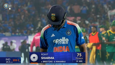 IND vs SA 2025, 3rd ODI: Rohit Sharma Wicket