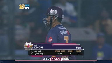 M52: DD vs RPS – MS Dhoni Wicket
