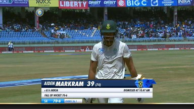 IND vs SA 2019, 1st Test, Day 5: Aiden Markram Wicket