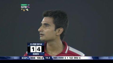 M2: KXIP vs HOB –  Travis Birt Six