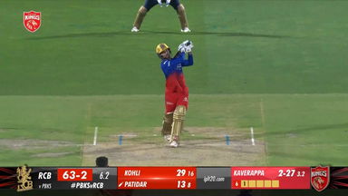 M58: PBKS vs RCB  – Rajat Patidar Six