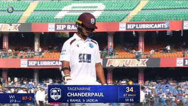 IND vs WI 2025, 2nd Test: Tagenarine Chanderpaul Wicket