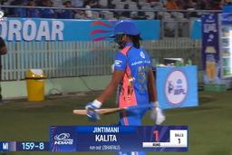 Wicket: Match 2, Mumbai Indians vs Delhi Capitals, WPL 2025: Jintimani Kalita Wicket
