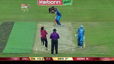 M22: SYD vs TTN –  David Wiese six