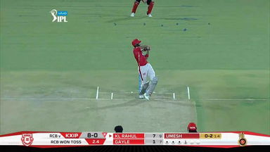 M48: KXIP vs RCB – KL Rahul Six