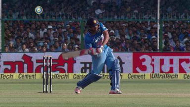 1ST ODI: IND vs SA – Rohit Sharma Six