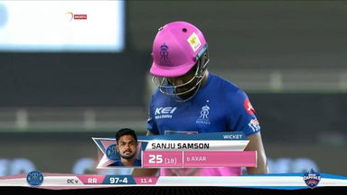 M30: DC vs RR – Sanju Samson Wicket