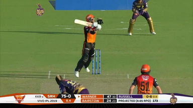 M02: KKR vs SRH – David Warner Six