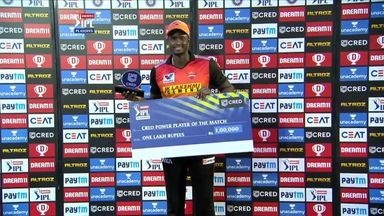 Eliminator: SRH vs RCB – CRED Power Player of the Match – Jason Holder