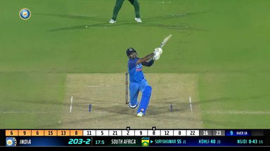 IND vs SA 2022, 2ND T20I: Suryakumar Yadav  Six