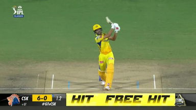 Q1: GT vs CSK – Ruturaj Gaikwad Six