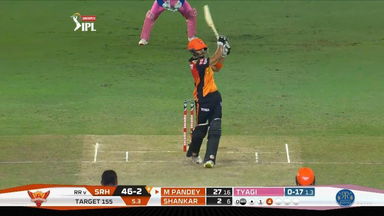 M40: RR vs SRH – Manish Pandey Six