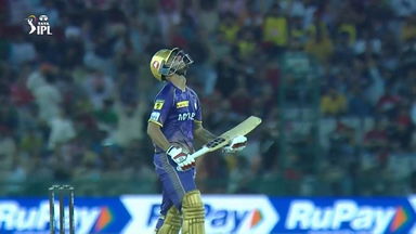M02: PK vs KKR  – Nitish Rana  Wicket