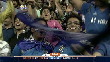 M9: MI vs GL – Dwayne Bravo Wicket